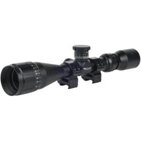 BSA Sweet 223 AO riflescope features a duplex reticle and 4-12x mag range with 40mm objective